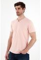 Camiseta Rosado Manga Corta Para Hombre de Tennis
