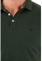 Tennis Polo Verde Cuello Tejido Para Hombre de Tennis