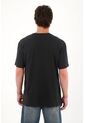Tennis Camiseta Básica De Tela Con Textura Negra Para Hombre de Tennis