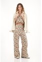 Tennis Pantalón Recto Con Estampado En Relieve Para Mujer de Tennis