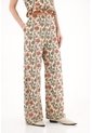 Tennis Pantalón Recto Con Estampado En Relieve Para Mujer de Tennis