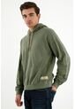 Buzo Tipo Hoodie Verde Para Hombre de Tennis