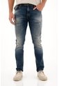 Tennis Jean Recto Con Desgastes Azul Para Hombre de Tennis