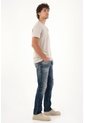 Tennis Jean Recto Con Desgastes Azul Para Hombre de Tennis