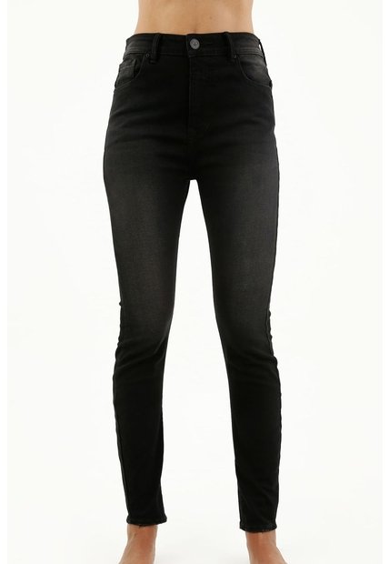 Tennis Jean Jegging Negro Para Mujer