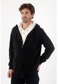 Tennis Buzo Clásico Negro Para Hombre de Tennis