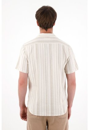 Tennis Camisa Manga Corta Crudo Para Hombre
