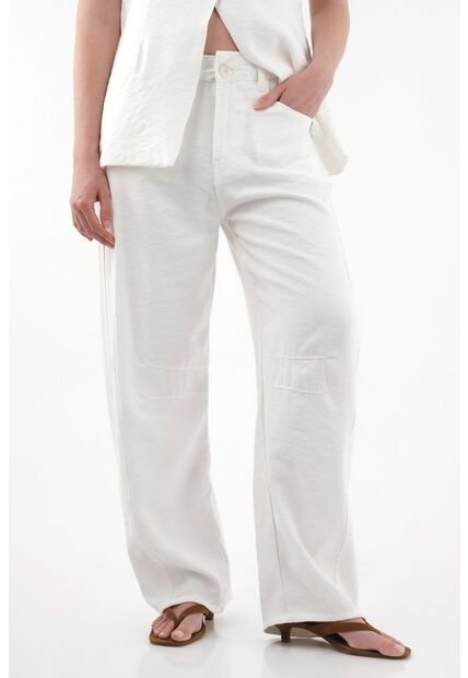 Tennis Pantalón Horseshoe En Twill Pesado Crudo Para Mujer