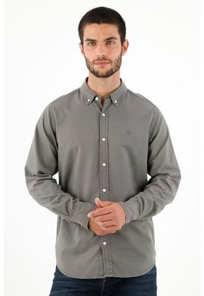 Tennis Camisa Manga Larga Gris Para Hombre