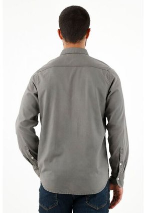 Tennis Camisa Manga Larga Gris Para Hombre
