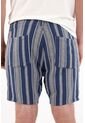 Bermuda Clásica De Diseño A Rayas Para Hombre de Tennis