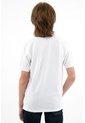 Polo Cuello Tejido Blanca Para Niño de Tennis