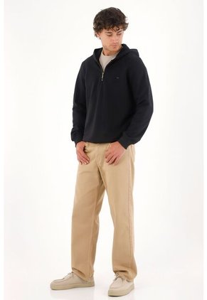 Tennis Buzo Con Capucha Y Cierre Negro Para Hombre