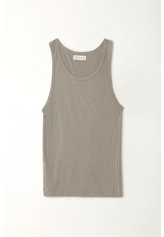 Tennis Camiseta Manga Sisa Gris Para Mujer Tennis