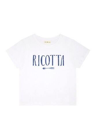 Tennis Camiseta Blanca Manga Corta Con Estampado Para Mujer Tennis