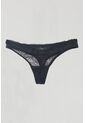 Tennis Panty Tipo Tango Encaje Negro Para Mujer de Tennis