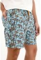 Tennis Pantaloneta De Baño Con Estampado Selva Para Hombre de Tennis