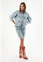 Tennis Bermuda Midi En Denim Para Mujer de Tennis