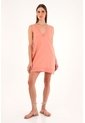 Tennis Vestido Naranja Corto Silueta Tipo A Para Mujer de Tennis