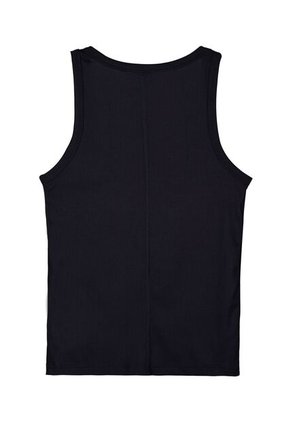 Tennis Camiseta Manga Sisa Negra Para Mujer