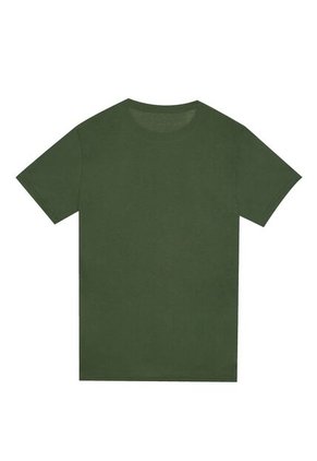 Tennis Camiseta Verde Estampado En Frente Para Hombre