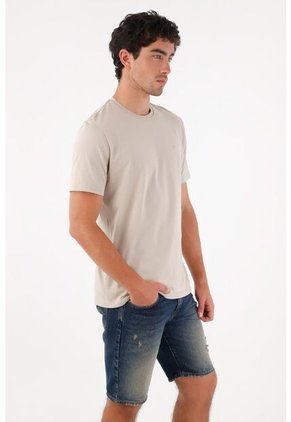 Tennis Camiseta Básica Con Raqueta Gris Para Hombre