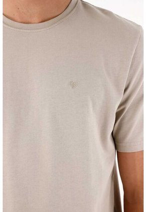 Tennis Camiseta Básica Con Raqueta Gris Para Hombre