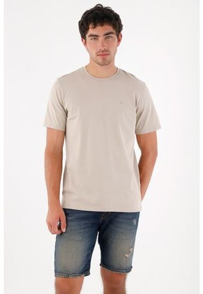 Tennis Camiseta Básica Con Raqueta Gris Para Hombre