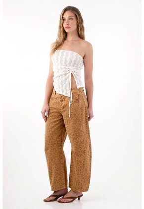 Tennis Pantalón Horseshoe De Animal Print Para Mujer