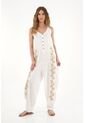 Tennis Overall En Lino 100% Amplio Para Mujer de Tennis
