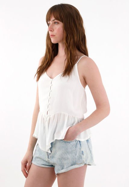 Camisa Crudo Con Textura Y Bolero Para Mujer