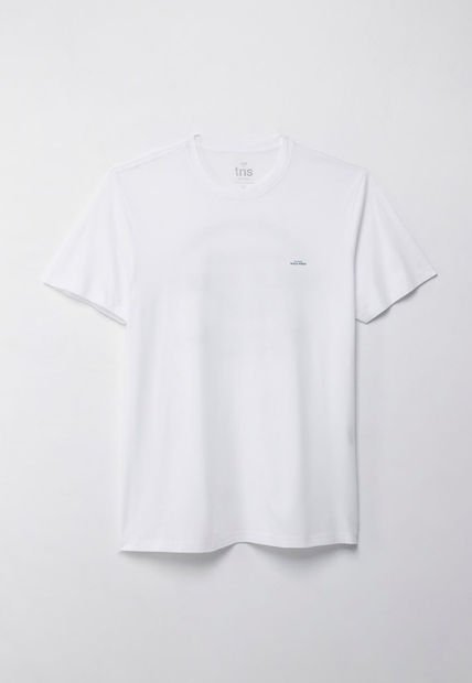Camiseta Manga Corta Estampada Blanca Para Hombre