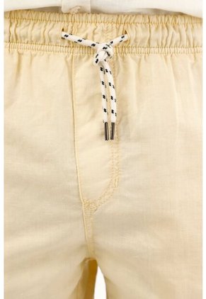 Bermuda Amarilla Con Cordón Ajustable Para Hombre