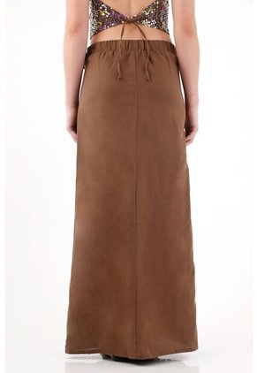 Tennis Falda Larga Tipo Pareo Con Lentejuelas Para Mujer