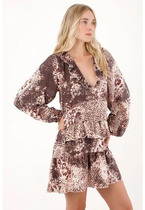 Tennis Vestido Corto Estampado Para Mujer