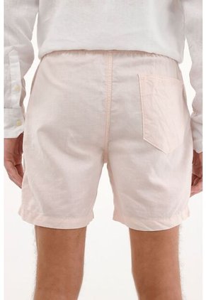 Bermuda Morada Con Pretina Enresortada Para Hombre