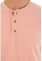 Camiseta Rosada Manga Corta Para Hombre de Tennis
