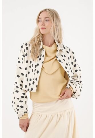 Tennis Chaqueta Oversized Estampada Para Mujer Tennis