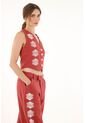 Tennis Chaleco Tipo Sastre Rojo Para Mujer de Tennis