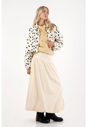 Tennis Chaqueta Oversized Estampada Para Mujer