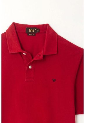 Tennis Polo Roja Con Raqueta Multicolor Para Hombre