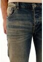 Jean Skinny Tiro Medio Azul Oscuro Para Hombre de Tennis