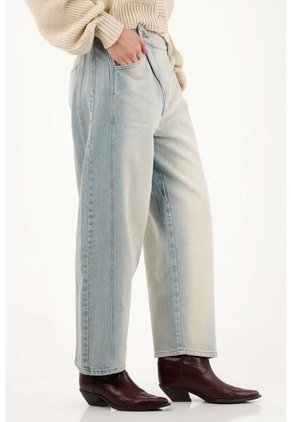 Tennis Jean Recto Con Efecto Resinado Para Mujer