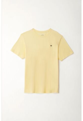 Tennis Camiseta Amarilla Manga Corta Para Hombre Tennis