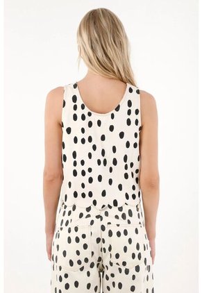 Tennis Chaleco Estampado Animal Print Para Mujer