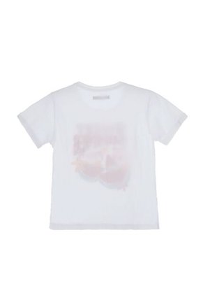Camiseta Estampada Blanca Para Niña