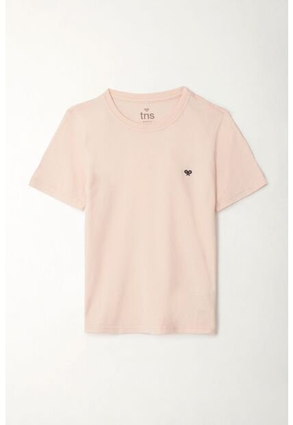 Camiseta Rosada Manga Corta Para Niño