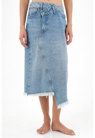 Tennis Falda Midi Azul Para Mujer Tennis