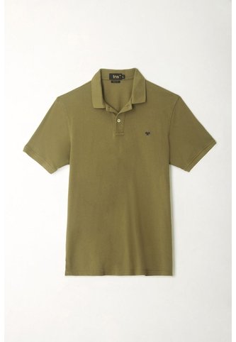 Tennis Polo Verde Con Raqueta Multicolor De Silueta Amplia Para Hombre Tennis