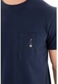 Tennis Camiseta En Tela Con Textura Azul Para Hombre de Tennis